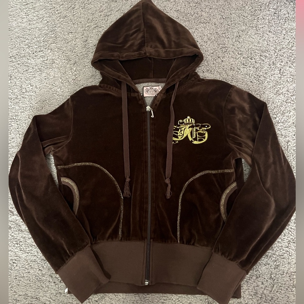 Vintage Juicy Couture Cropped Hoodie